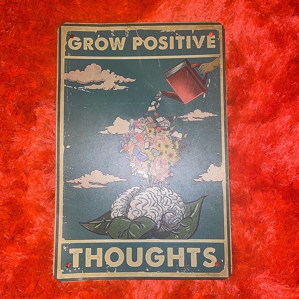 Tin sign